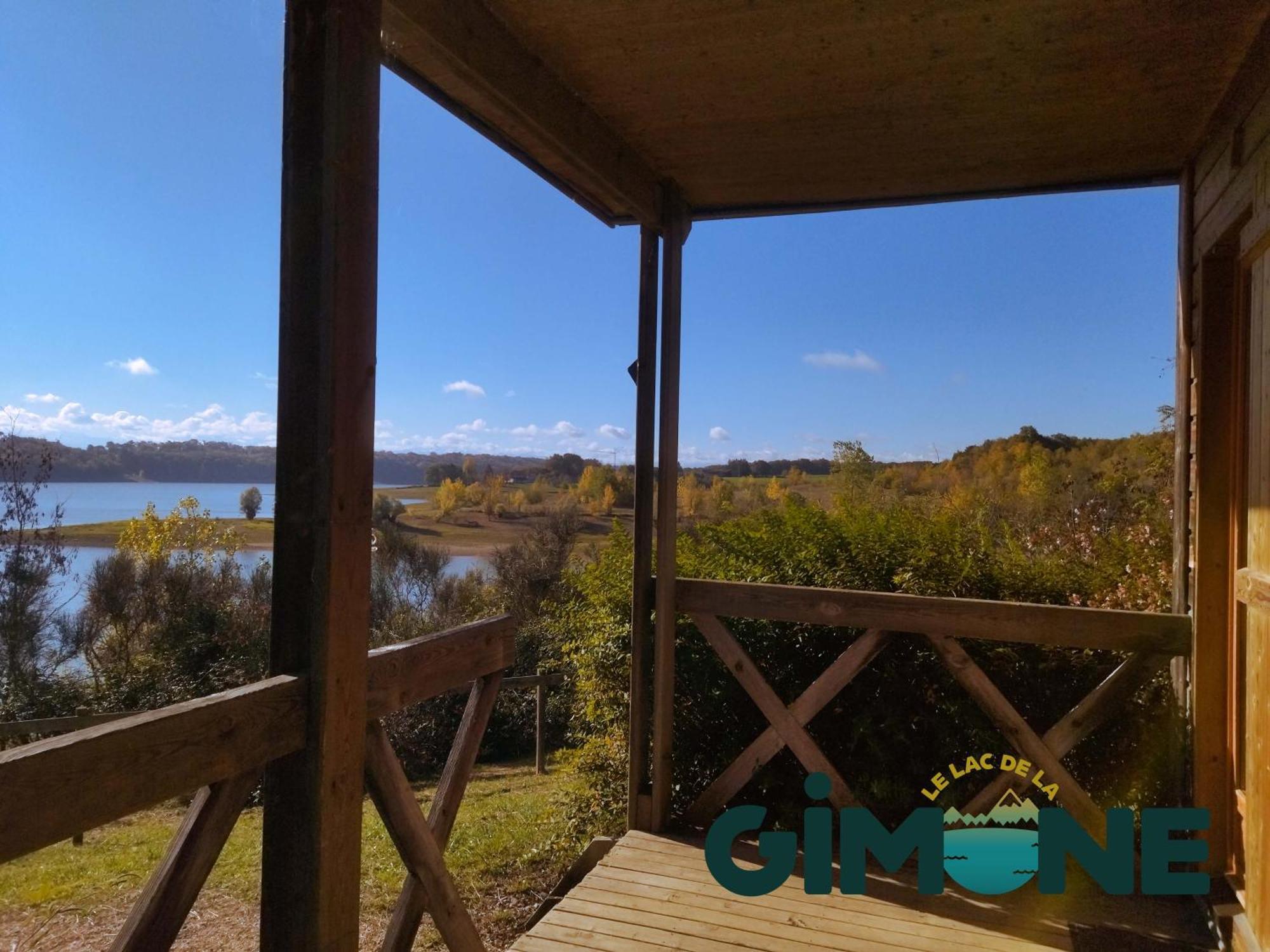 Les Chalets Du Lac De La Gimone Saint-Blancard Eksteriør bilde